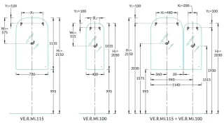 Зеркало с подсветкой Kerama Marazzi Vetrata R VE.R.mi.115\WHT 72 см сенсор со сменой цвета подсветки и антизапотевание белый